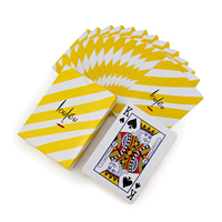 Cartes à jouer en lin allemand et japonais de qualité casino 63*88mm Taille de poker Anti-triche résistant aux infrarouges en papier durable