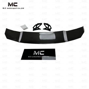Pour BMW M2M3M4 F87 F82 F80 F83 fibre de carbone <span class=keywords><strong>GT</strong></span> Style grand becquet universel aileron arrière aile - Product Image 2