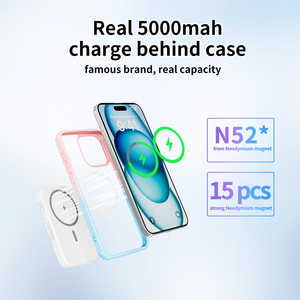 5000 mAh 20 Wát không dây từ ngân hàng điện cho <span class=keywords><strong>iPhone</strong></span> PowerBank 5000 mAh sạc nhanh điện thoại di động pin sạc - Product Image 4