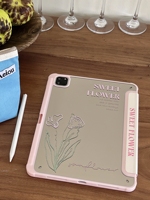 Coque de protection antichoc à imprimé floral papillon très vendue pour iPad 5 6 7 8 9 Pro 2 3 et Air