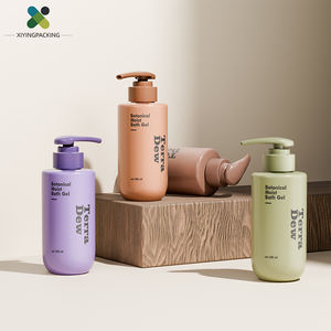 Flacone Vuoto da 300ml Personalizzato Ambra <span class=keywords><strong>per</strong></span> Shampoo con Pompa, Imballaggio Cosmetico <span class=keywords><strong>per</strong></span> Cura dei Capelli e Detergente Corpo, Dispenser Lozione - Product Image 4