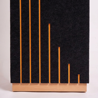 Panel Akustik Kingkus 10-17mm Biru PET Felt Multi-Layer Komposit Peredam Suara