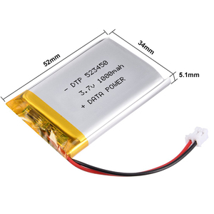 <span class=keywords><strong>7.4V</strong></span> 1000mAh 리튬 폴리머 충전식 배터리 팩 (마이크/앰프용) - Product Image 4