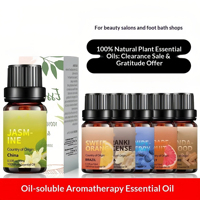 Huiles essentielles d'aromathérapie personnalisables, sans additifs, biologiques, 100% pures, huile de diffuseur d'aromathérapie, huile parfumée en vrac