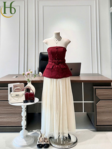 Vestido Corto de Tirantes Finos con Volantes para Mujer, Estilo Elegante y Transpirable, Hecho en Vietnam, de Chifón, para Todas las Temporadas - Product Image 2