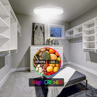Worbest lampu LED langit-langit rumah, dengan Sensor PIR pintar 6W 12W 18W 24W untuk perlengkapan pencahayaan rumah Flush Mount
