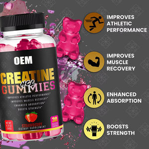 Gommes de créatine <span class=keywords><strong>HCL</strong></span> pré-entraînement de marque privée Oem - Product Image 6