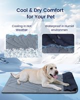 Tapis de refroidissement pour animaux de compagnie imperméable Durable lavable en Machine sans Gel coussin de glace pour animaux de compagnie abaisser la température coussin de refroidissement pour chien de compagnie chat