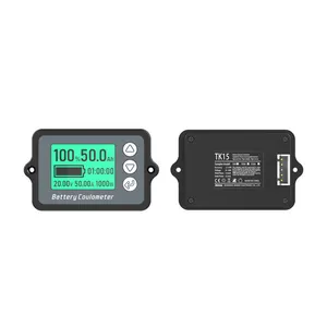 TK15 Coulomb Meter 80V 50A 100A 350A battery Voltage capacity tester car motorcycle digital voltmeter