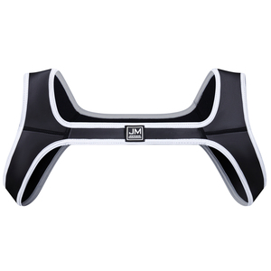 Imbracatura da petto in neoprene da <span class=keywords><strong>uomo</strong></span> con motivo mimetico, volant, leggera elasticità, bordi a contrasto e cinghie aderenti - Product Image 2