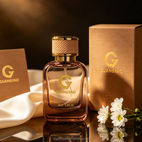 Botol Parfum Kosong Kaca Hitam 50ml Ramah Kantong, Custom, Mewah, Datar, Matte, Elegan, Kotak Hadiah, Grosir High-End