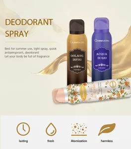 ที่กำหนดเอง150มิลลิลิตรติดทนนานป้องกันสเปรย์ระงับกลิ่นกาย - Product Image 3