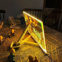 Écran LED d'affichage lumineux, tableau d'écriture en acrylique fabriqué en usine, étanche IPX5, télécommande, intérieur/extérieur