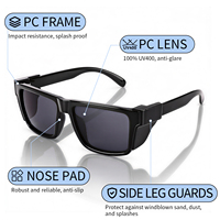 Lunettes de soleil de sécurité 3416 Finewell de haute qualité, personnalisées, conformes à la norme ANSI Z87.1, avec protection latérale en PC, pour hommes et femmes, vente en gros, 2025