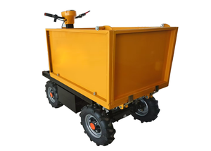 Mini dumper <span class=keywords><strong>électrique</strong></span> pour les chantiers de construction-<span class=keywords><strong>brouette</strong></span> efficace d'une capacité de 800kg pour le transport de matériaux - Product Image 2