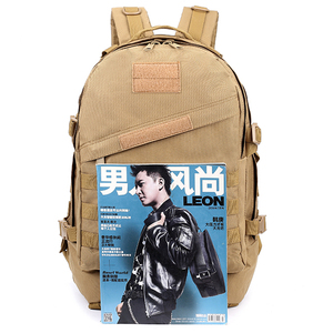 Tactical <b>Backpack</b> <b>40L</b> Camouflage Nylon Zipper Closure Outdoor Activities Unisex Shoulder Strap Webbing Handle 900D Oxford - Product Image 4