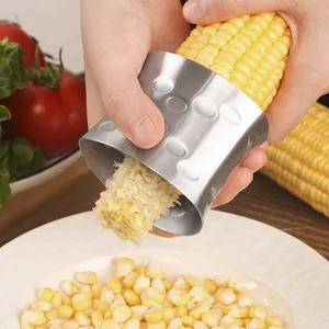 Kitchen Stainless Steel Manual Stainless Steel Cob Corn Kernel Stripper Peeler Remover