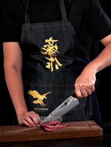 Coltello <span class=keywords><strong>da</strong></span> Chef KEENHOPE Fatto a Mano con Lama in Acciaio Damasco a 89 Strati 10Cr15CoMoV, 8 Pollici, Manico in Legno Ironwood del Deserto USA - Product Image 6