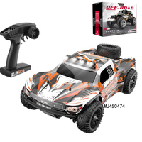 Camion tout-terrain électrique télécommandé haute vitesse 4x4 à l'échelle 1:10, 2,4 GHz, 40 km/h, pour enfants, avec câble USB, cadeau