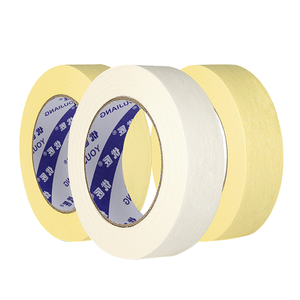 YOUJIANG Factory Cheap Price 3m 48mm 2inch Automotive Heat-Resistant Rubber Single Masking <b>Tape</b> Decorative <b>White</b> Crepe Paper - Product Image 1