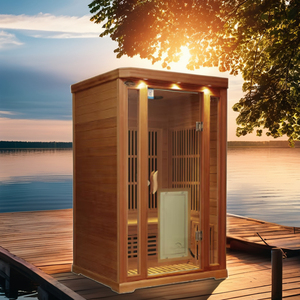 في الهواء الطلق مربع الكلاسيكية الأزياء ساونا الأشعة تحت الحمراء 3-4 شخص داخلي غرفة ساونا خشب الأرز غرفة ساونا - Product Image 6