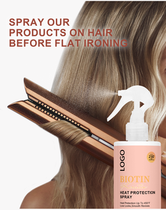 Private Label Arganöl Wärmeschutz schutz Haarpflege Styling Entwirren Hitzeschutz <span class=keywords><strong>spray</strong></span> für Haare isen - Product Image 3