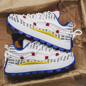 Zapatillas Deportivas para Hombre, Personalizadas, Casuales, Antideslizantes, Cómodas, Transpirables, con Superficie de Malla, Suela Gruesa, para Caminar - Product Image 1
