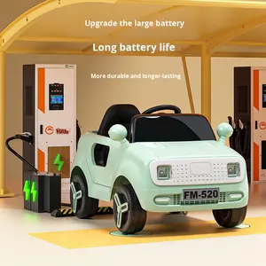 <span class=keywords><strong>2</strong></span>-4岁男童女童用轻型遥控婴儿玩具车塑料四轮电动车骑乘车 - Product Image 3