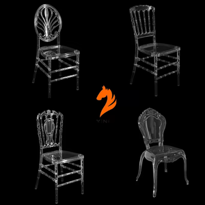Sillas Chiavari de Resina Plástica Transparente Acrílica al por Mayor de Fábrica, Sillas Chiavari para Bodas y Eventos - Product Image 3