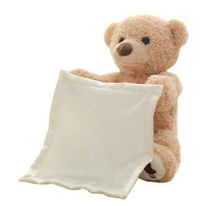 Orsetto Peek-a-Boo con Copertina di Sicurezza, Giocattolo Interattivo che Ripete, Peluche Teddy Bear, Vendita Calda 2023 - Product Image 1