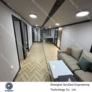 Synzest 3X Maison préfabriquée moderne pliable, résistance aux tremblements de terre de niveau 8, surface au sol de 27,5 mètres carrés, appartement extérieur, atelier - Product Image 4