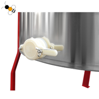 Mesin Ekstraktor Madu Sentrifugal Listrik Otomatis Stainless Steel 4 Frame 110V/220V Kapasitas Tinggi