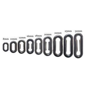 Deepeel BK070 8-30mm tracolla da cintura asola antiarrugginita ovale in rame solido cavo rivetto accessorio decorativo per bagaglio - Product Image 2