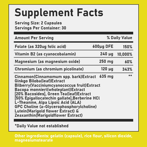 Kapsul Sleep Lean Label Pribadi OEM dengan <span class=keywords><strong>Vitamin</strong></span> <span class=keywords><strong>B12</strong></span> dan Kromium untuk Tidur Sehat, Kapsul Penekan Nafsu Makan - Product Image 6