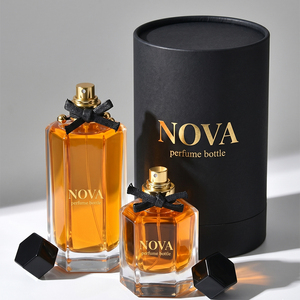 Customized <strong>Perfume</strong> Bottle Premium 50ml 100ml Empty <strong>Perfume</strong> Bottles <strong>Pretty</strong> Octagonal Prism <strong>Perfume</strong> Bottles with Box Wholesale - Product Image 1