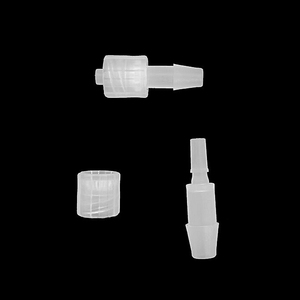 JU-Werk Großhandel medizinischer PP-Schlauch-Stachelverbindungsstück Kunststoff Drehschloss Ringgelenk Maschinenverschluss Luerverschluss Anschluss - Product Image 1