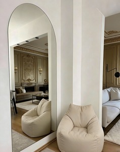<span class=keywords><strong>Specchio</strong></span> da Parete Arcuato Senza Cornice Personalizzabile, <span class=keywords><strong>Specchio</strong></span> da Parete per Soggiorno e Spogliatoio - Product Image 2
