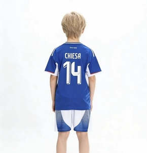Nouveau maillot de football personnalisé pour enfants, tenue de football, uniforme de football, kits d'été pour la commémoration d'Italie # 14 Jersey - Product Image 2