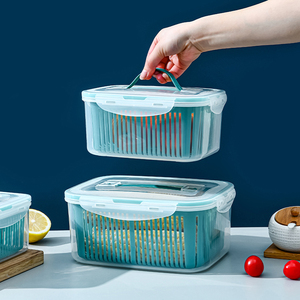 Nouvelles boîtes de rangement multifonctionnelles en plastique pour légumes, économiques et originales, avec verrou pour réfrigérateur, pour la cuisine - Product Image 3