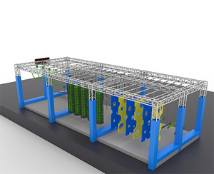 Parc de trampoline de qualité commerciale de haute qualité avec <span class=keywords><strong>équipement</strong></span> de terrain de jeu intérieur attrayant pour obstacle pour centre de jeu - Product Image 4