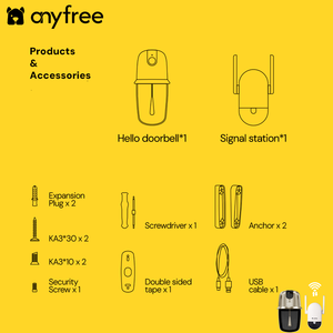 ครั้งแรกของโลกที่ชาร์จฟรี, ไร้ระยะทางและไม่ยุ่งยาก-กริ่งหน้าประตูตลก - Product Image 5