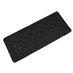 Matelas de thérapie corporelle multifonctionnel électrique en cuir PU avec lumière rouge pour améliorer la circulation et la relaxation - Product Image 1