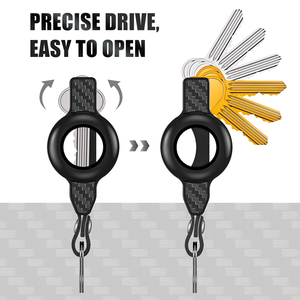 <span class=keywords><strong>Key</strong></span> Organizer nhỏ gọn chủ kim loại Keychain tối giản <span class=keywords><strong>Key</strong></span> trường hợp chủ cho Keychain chặt 1-5 phím quản Gia túi mới - Product Image 5