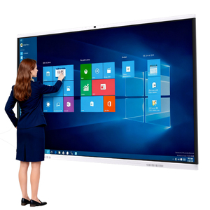 ไวท์บอร์ดดิจิทัลแบบอินเทอร์แอคทีฟ ขนาด 65 75 86 98 นิ้ว หน้าจอสัมผัส IR 40 จุด ระบบปฏิบัติการ Android+Win10/11 - Product Image 1