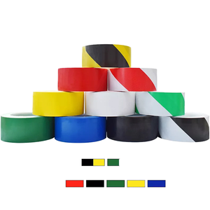 Trung Quốc yongyu tùy chỉnh <span class=keywords><strong>PVC</strong></span> PE PET không thấm nước CAUTION Hazard Lane an toàn cảnh báo áp lực nhạy cảm tự dính tầng Marking <span class=keywords><strong>Tape</strong></span> - Product Image 1