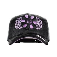 Topi Baseball 5 Panel Custom Logo 100% Katun Twill Solid Cetak Digital Penutup Snapback yang Dapat Disesuaikan Olahraga Luar Ruangan Wanita
