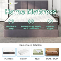 Surmatelas POE Vonature Hypoallergénique Respirant Réversible Lavable Design Moderne Personnalisé Salon Gym Appartement