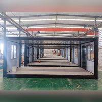 Maison conteneur préfabriquée Z Fold, maison conteneur modulaire pliable rapide Z-fold pour dortoir de chantier