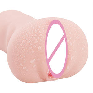 Handheld Vagina Realistische 3D Pocket Pussy <span class=keywords><strong>Medical</strong></span> TPR Männlicher Mastur bator Cup TPE Mastur batoren für Vagina - Product Image 3