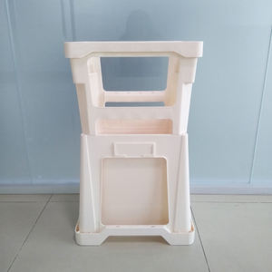 Seau carré en plastique, pot carré blanc pour fleur coupée pour le marché hollandais - Product Image 3